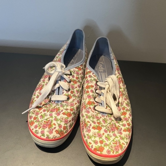 Keds floral sneakers size 7.5 preloved - Picture 2 of 7